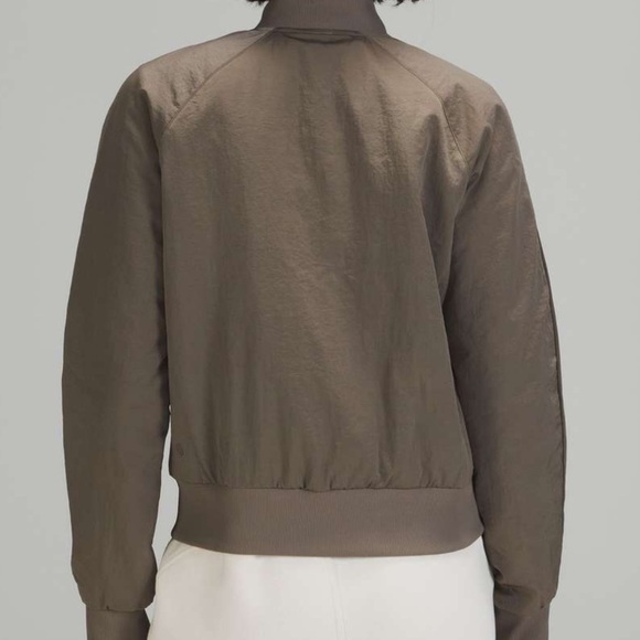 Lululemon Non-Stop Reversible Bomber Jacket in Rover Size 4 - Picture 2 of 11